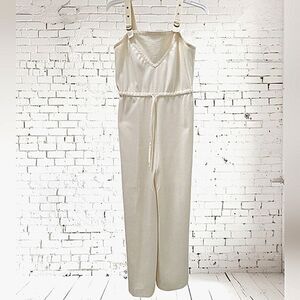 Vintage 60s silk blend pant romper retro western jumpsuit Jerell of Texas Small